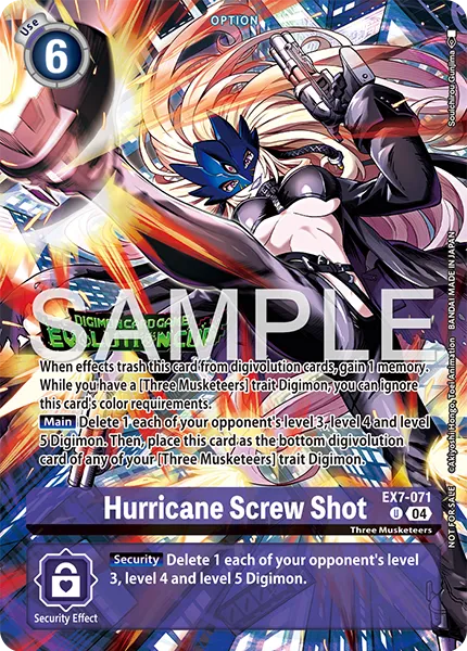 EX7-071 Hurricane Screw Shot  (Alt-Art)