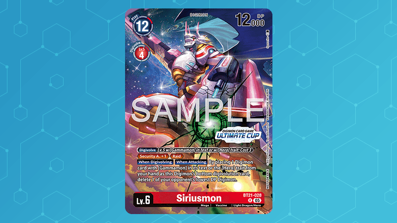 Siriusmon Alt-Art Promo Card