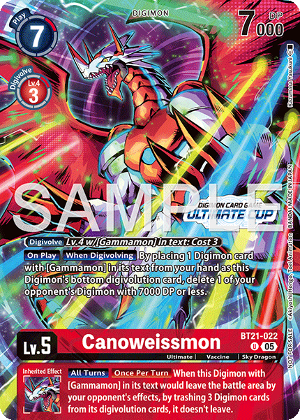 BT21-022 Canoweissmon Alt-Art Promo Card