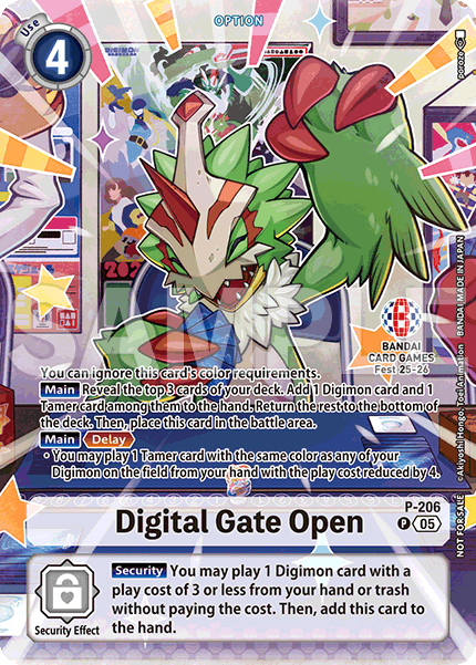 P-206 Digital Gate Open
