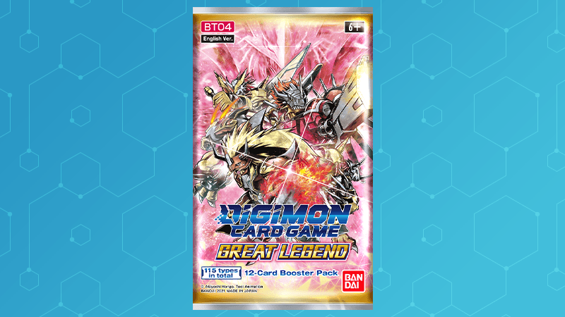 BT4 -Great Legend- Booster Pack (Provided by TO)