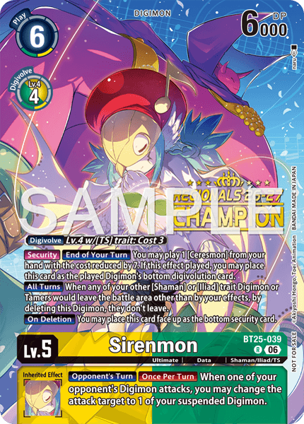 Regionals 26-27 Season 2 Champion Card Set