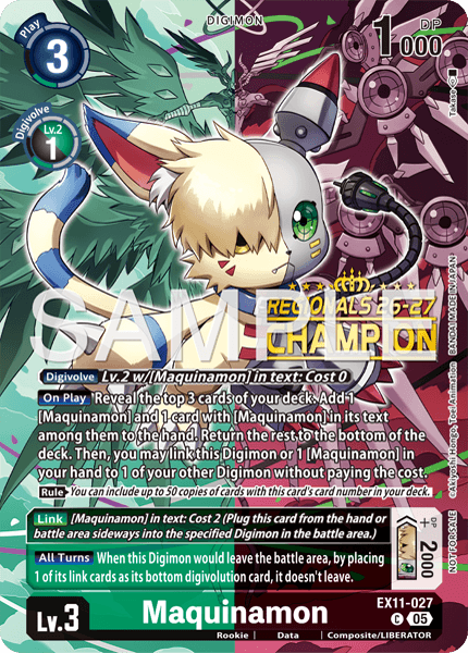Regionals 26-27 Season 2 Champion Card Set