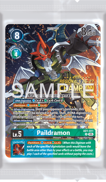 Regionals 26-27 Season 2 Champion Card Set