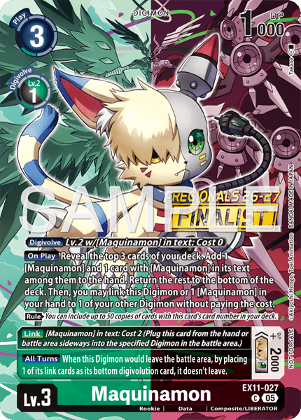 Regionals 26-27 Season 2 Finalist Card Set