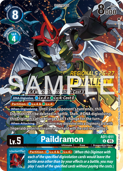 Regionals 26-27 Season 2 Finalist Card Set
