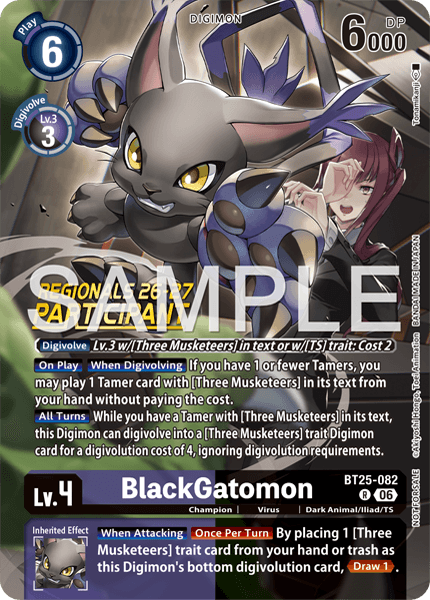 Regionals 26-27 Season 2 Participation Card Set