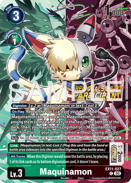 Regionals 26-27 Season 2 Participation Card Set
