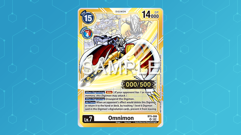 2024 Serial Number Card Omnimon