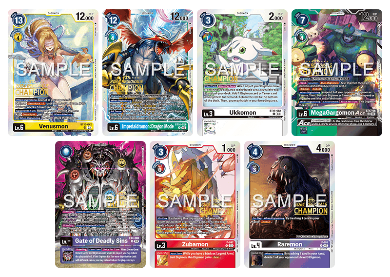 2024 Regionals Champion Card Set<br>Wave 3