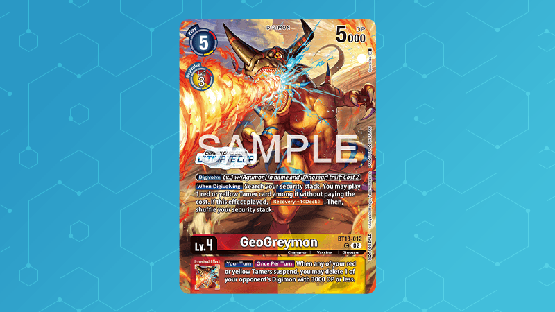 BT13-012 GeoGreymon <br>Alt-Art Promo Card