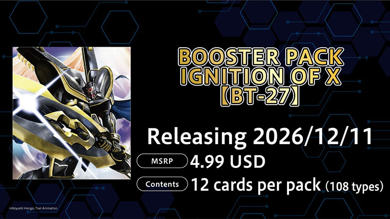 BOOSTER PACK IGNITION OF X【BT-27】