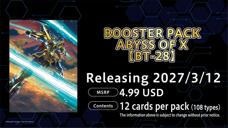 BOOSTER PACK ABYSS OF X【BT-28】
