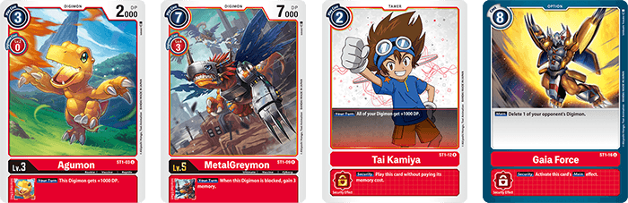Digimon Card Game Starter Deck Gaia Red