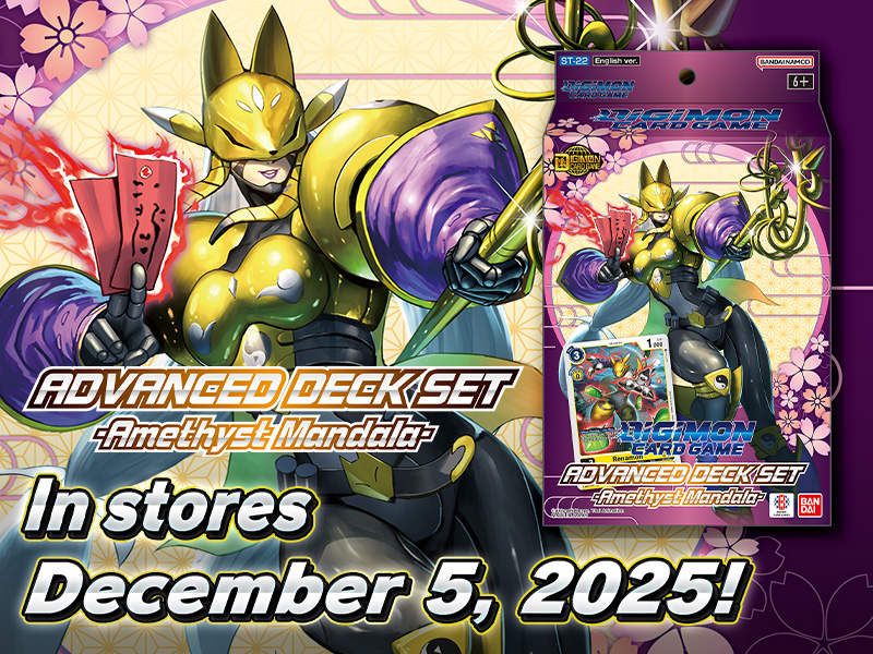 DIGIMON CARD GAME AMETHYST MANDALA [ST-22] 