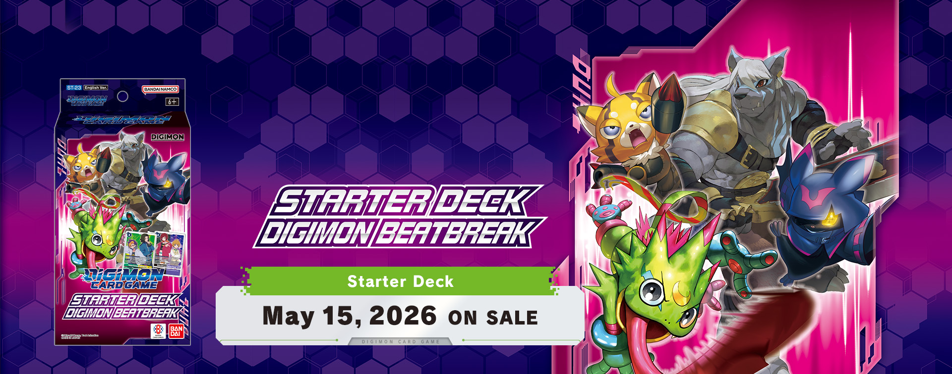 DIGIMON CARD STARTER DECK DIGIMON BEATBREAK [ST-23]