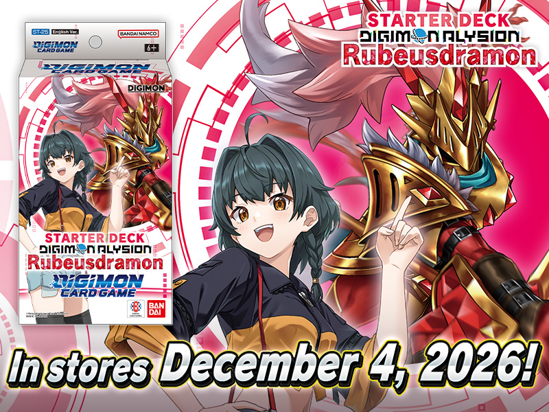 DIGIMON CARD GAME DIGIMON ALYSION Rubeusdramon [ST-25]