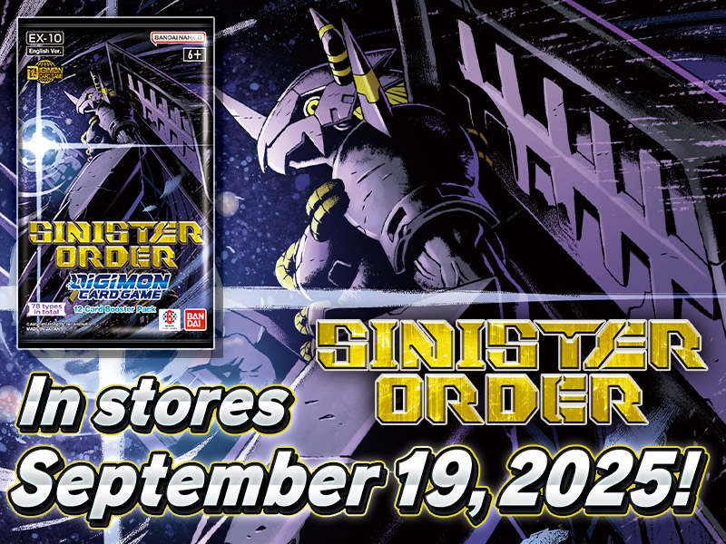 DIGIMON CARD GAME EXTRA BOOSTER SINISTER ORDER [EX-10]
