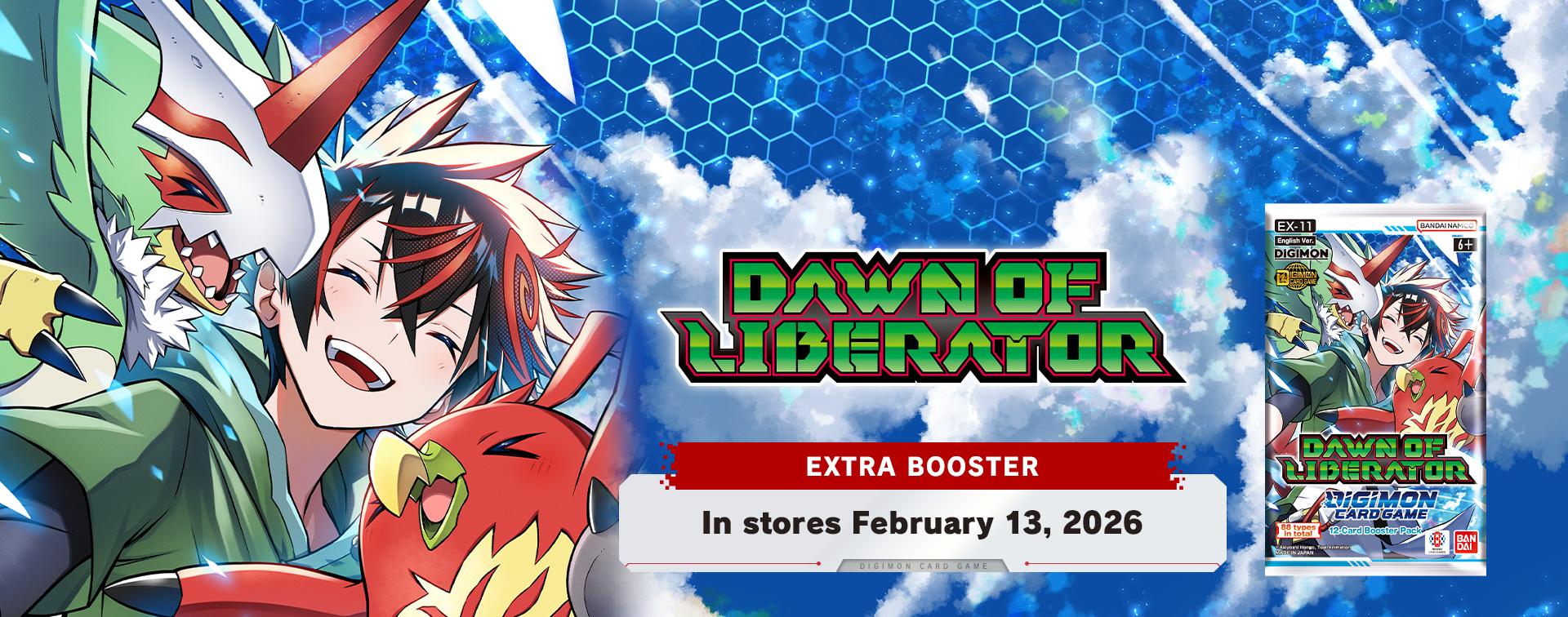 DIGIMON CARD GAME EXTRA BOOSTER DAWN OF LIBERATOR [EX-11]