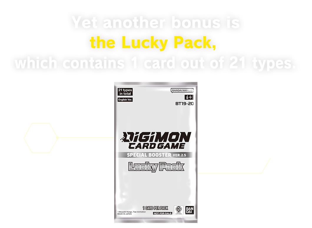 The second is a new bonus,the Lucky Pack,which contains 1 card out of 21 types.