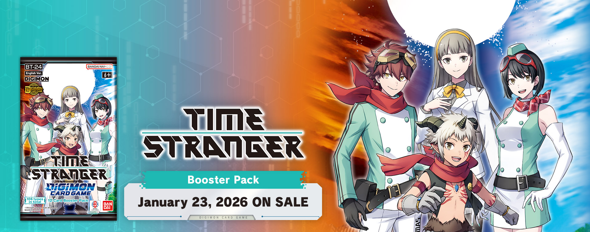 DIGIMON CARD GAME TIME STRANGER [BT-24]