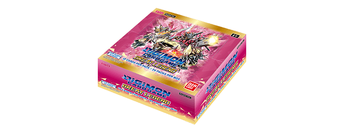 BANDAI Digimon Kartenspiel Booster BT-04 Groß Legende Verpackung 