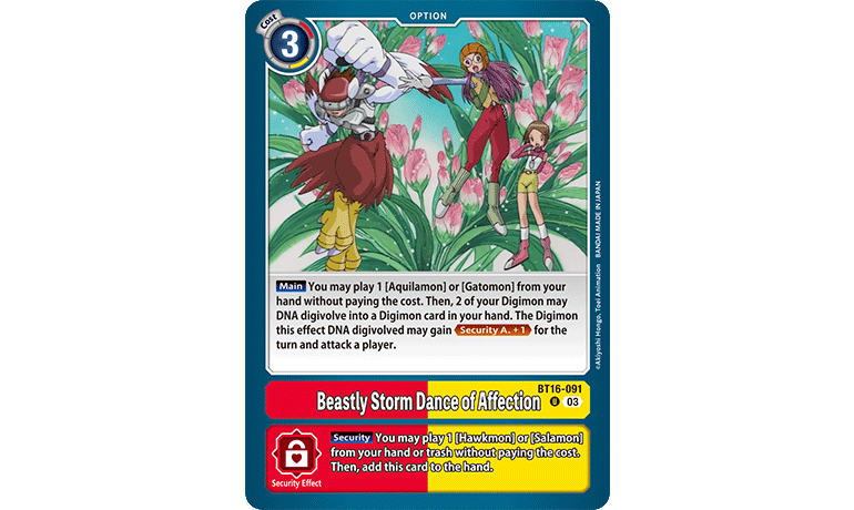 BT16-091 Beastly Storm Dance of Affection