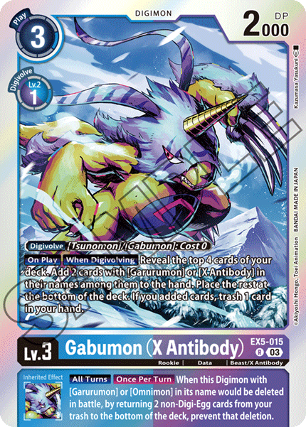 EX5-015 Gabumon(X Antibody)