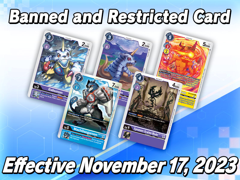 Banned and Restricted Card Announcement