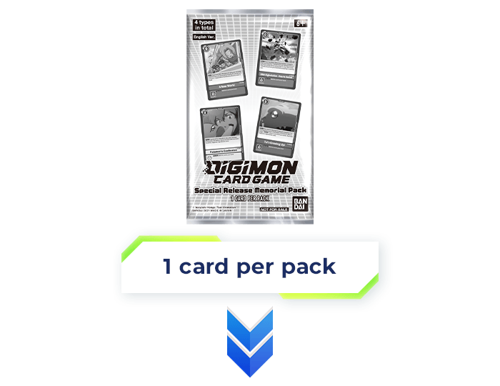 1 card per pack